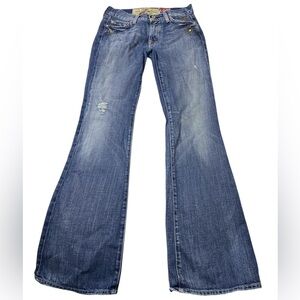 7 For All Mankind - Vintage Y2K Great China Wall Rhinestone embellished Jeans